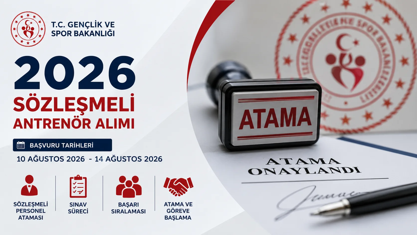 GENÇLİK VE SPOR BAKANLIĞI 1200 YENİ ATAMA KARARI TÜM DETAYLAR