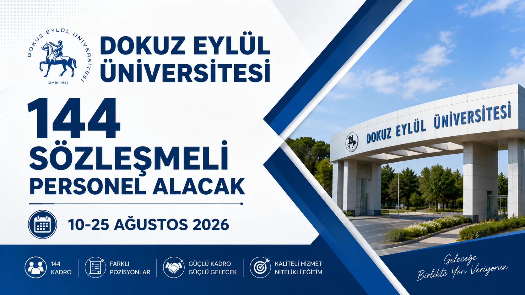 DOKUZ EYLÜL ÜNİVERSİTESİ 144 YENİ ATAMA KARARI