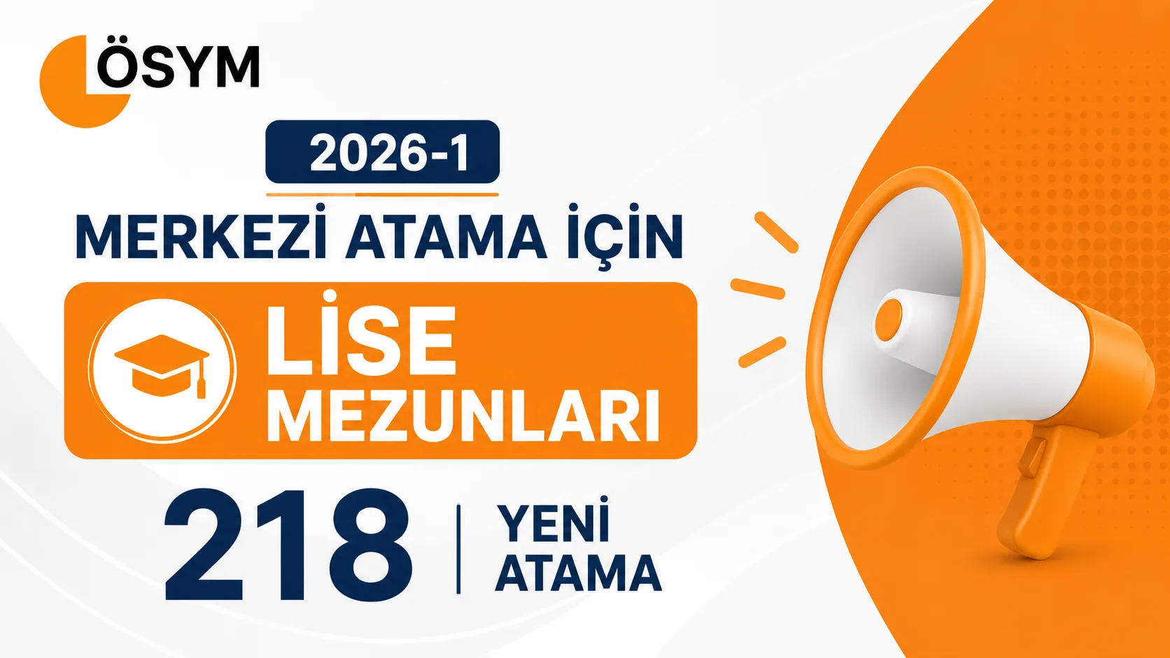 2026/1 MERKEZİ ATAMADA LİSE MEZUNLARI İÇİN AÇILAN KADRO VE DETAYLAR